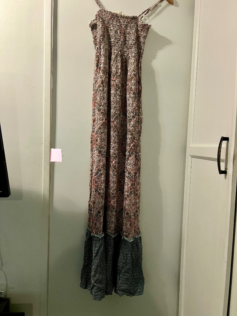 Bohemian ankle length dress